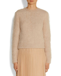 hellbeige Pullover mit einem Rundhalsausschnitt von Givenchy