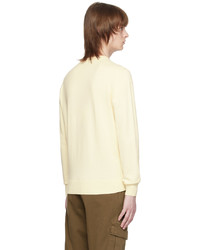 hellbeige Pullover mit einem Rundhalsausschnitt von BOSS