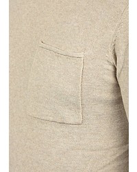 hellbeige Pullover mit einem Rundhalsausschnitt von BLEND