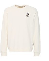 hellbeige Pullover mit einem Rundhalsausschnitt von BLEND