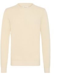 hellbeige Pullover mit einem Rundhalsausschnitt von BLEND