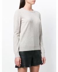 hellbeige Pullover mit einem Rundhalsausschnitt von N.Peal