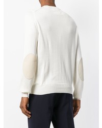 hellbeige Pullover mit einem Rundhalsausschnitt von Maison Margiela