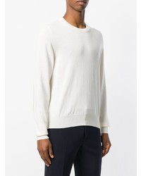 hellbeige Pullover mit einem Rundhalsausschnitt von Maison Margiela