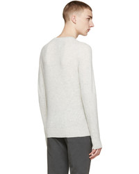 hellbeige Pullover mit einem Rundhalsausschnitt von rag & bone