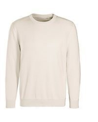 hellbeige Pullover mit einem Rundhalsausschnitt von H.I.S