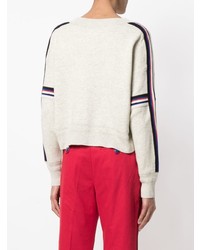 hellbeige Pullover mit einem Rundhalsausschnitt von Isabel Marant Etoile