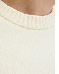 hellbeige Pullover mit einem Rundhalsausschnitt von Jack & Jones