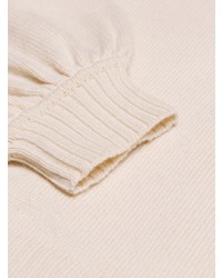 hellbeige Pullover mit einem Rundhalsausschnitt von Chloé