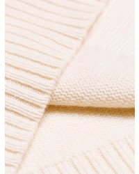 hellbeige Pullover mit einem Rundhalsausschnitt von Chloé