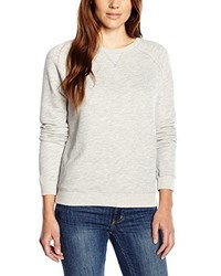 hellbeige Pullover mit einem Rundhalsausschnitt von Levi's