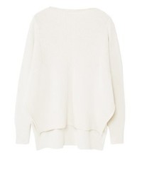 hellbeige Pullover mit einem Rundhalsausschnitt von Mango