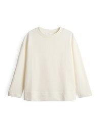 hellbeige Pullover mit einem Rundhalsausschnitt von Opus