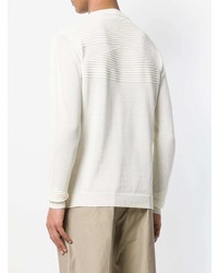 hellbeige Pullover mit einem Rundhalsausschnitt von Nuur