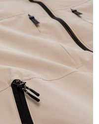 hellbeige Pullover mit einem Rundhalsausschnitt von Tom Tailor