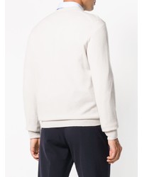hellbeige Pullover mit einem V-Ausschnitt von N.Peal