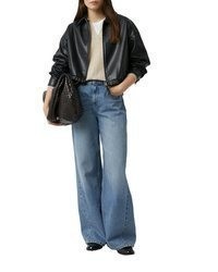 hellbeige Pullover mit einem V-Ausschnitt von Comma