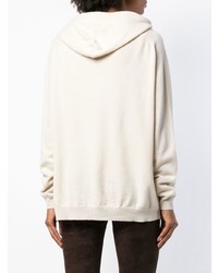 hellbeige Pullover mit einer Kapuze von P.A.R.O.S.H.