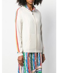 hellbeige Pullover mit einer Kapuze von Chinti & Parker
