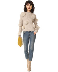 hellbeige Pullover von Tibi