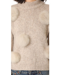 hellbeige Pullover von Tibi