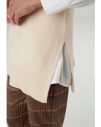 hellbeige Pullover von Aniston SELECTED