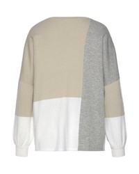hellbeige Pullover von Lascana