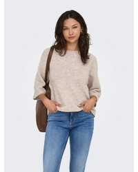 hellbeige Pullover von Only