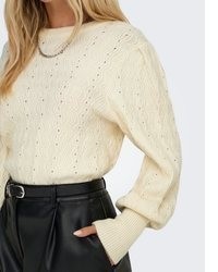 hellbeige Pullover von Only