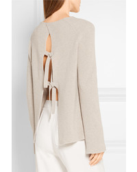 hellbeige Pullover von Helmut Lang