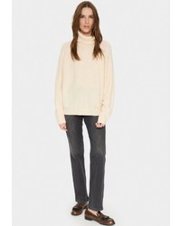 hellbeige Pullover von Saint Tropez
