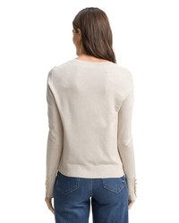 hellbeige Pullover von Tom Tailor