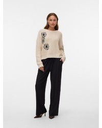 hellbeige Pullover von Vero Moda