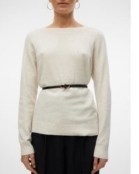 hellbeige Pullover von Vero Moda
