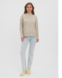 hellbeige Pullover von Vero Moda