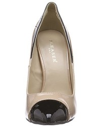 hellbeige Pumps von Pleaser