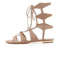 hellbeige Römersandalen von Schutz