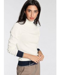hellbeige Rollkragenpullover von AJC