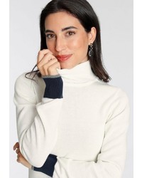 hellbeige Rollkragenpullover von AJC