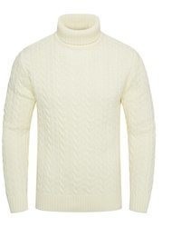 hellbeige Rollkragenpullover von Carisma