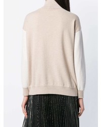 hellbeige Rollkragenpullover von Agnona