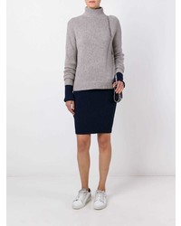 hellbeige Rollkragenpullover von Le Kasha