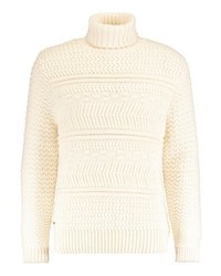 hellbeige Rollkragenpullover von Lacoste