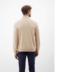 hellbeige Rollkragenpullover von LERROS
