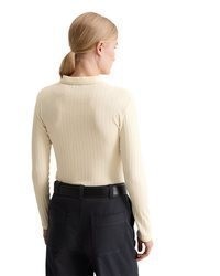 hellbeige Rollkragenpullover von Marc O'Polo