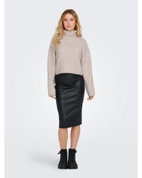hellbeige Rollkragenpullover von Only
