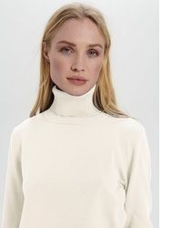 hellbeige Rollkragenpullover von Saint Tropez