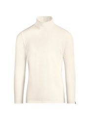 hellbeige Rollkragenpullover von Trigema