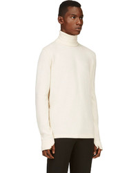 hellbeige Rollkragenpullover