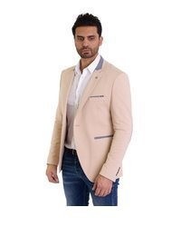 hellbeige Sakko von Denim Distriqt